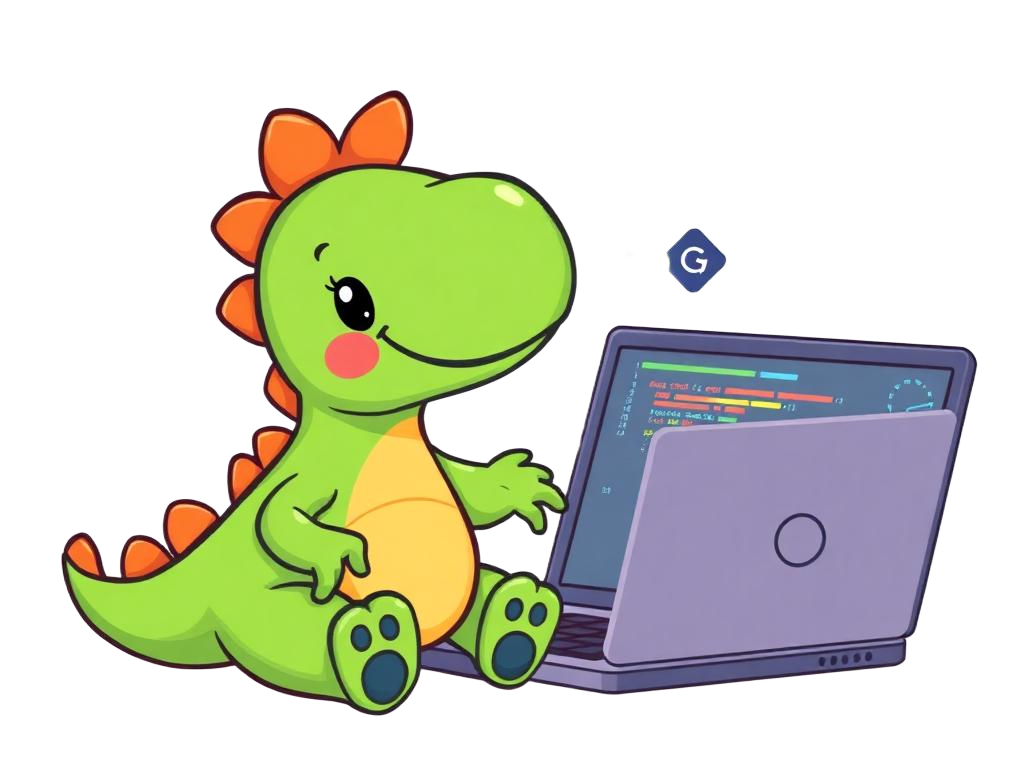 Techy Dino mascot